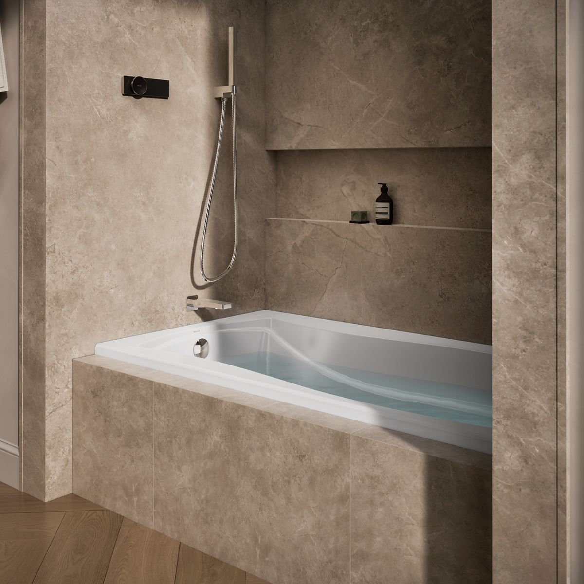 Products in use in close room view