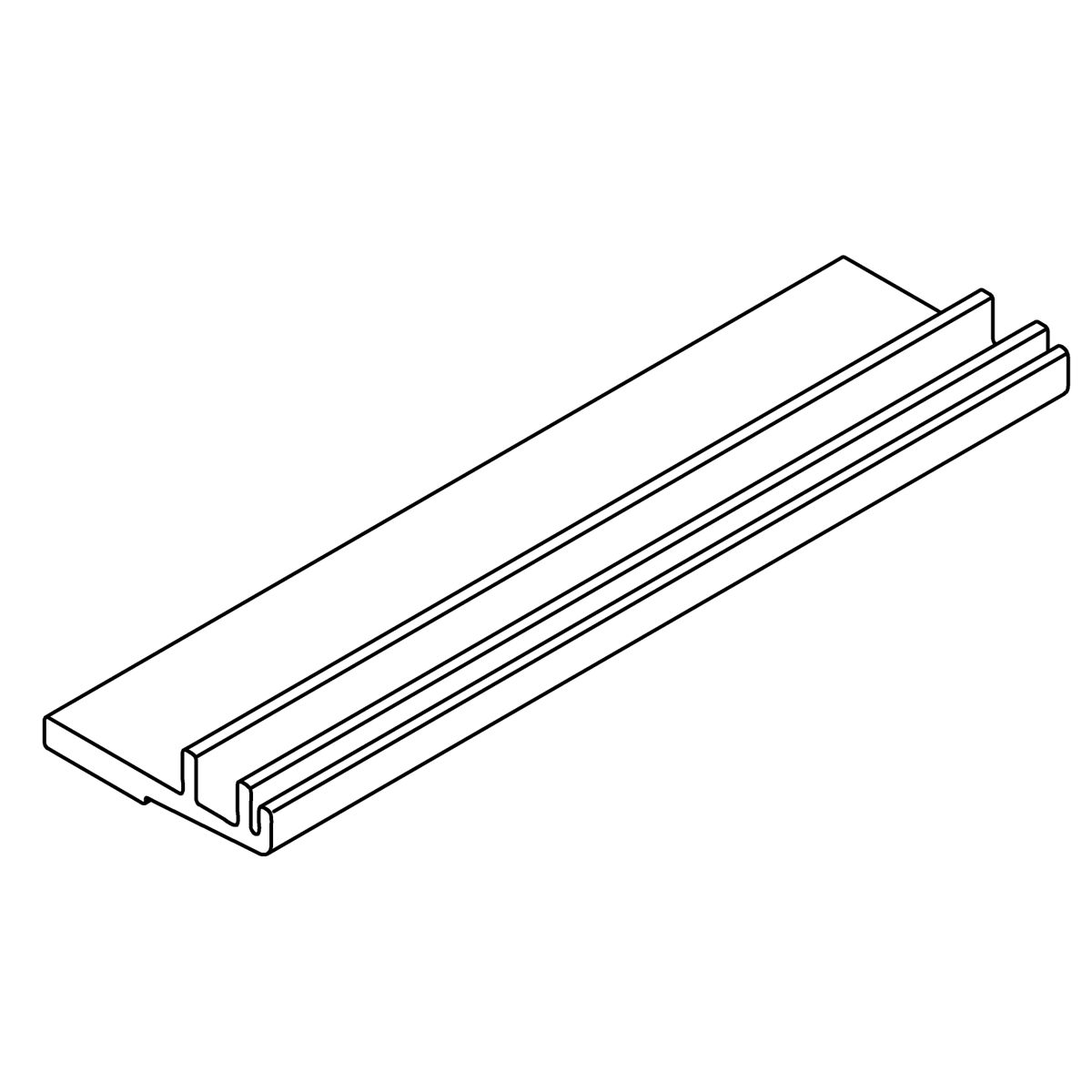 Kohler Genuine Parts 1238434 FAB, FXD PNL BTM FRM 6.350 - Anodized Dark Bronze