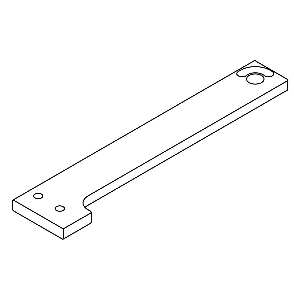 Kohler Genuine Parts 1238438 Connector Bracket 9.781 - Anodized Dark Bronze