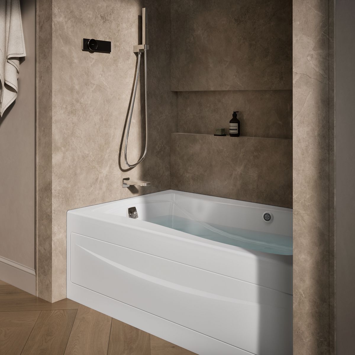 Products in use in close room view