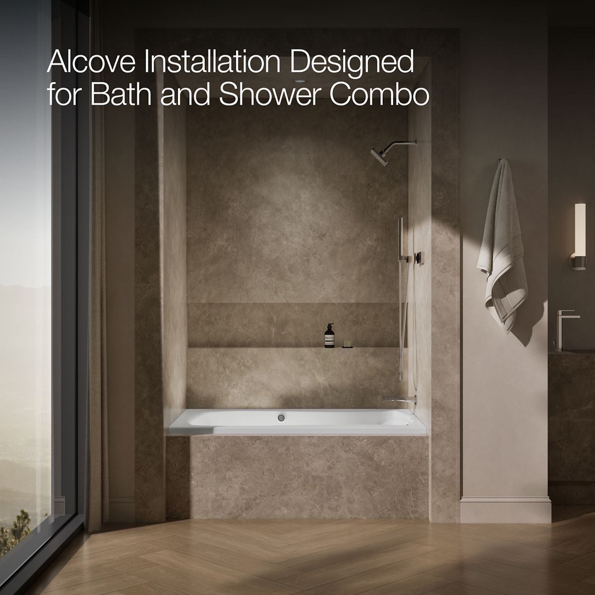 image focused on single product story, angled front view, not straight-on, 1-point perspective