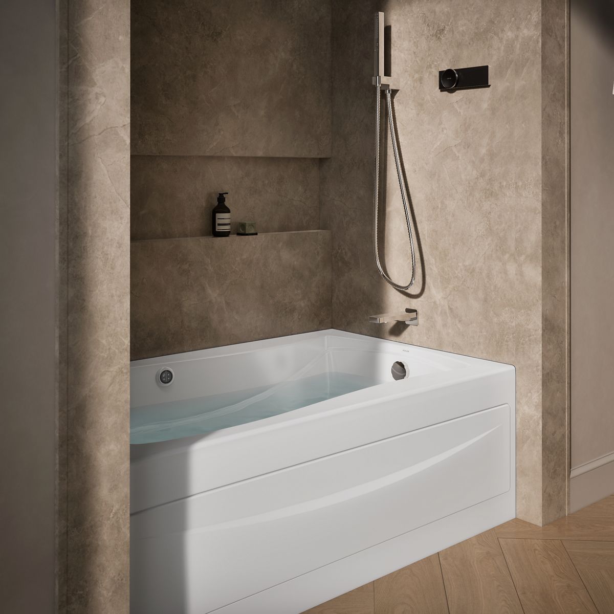 Products in use in close room view