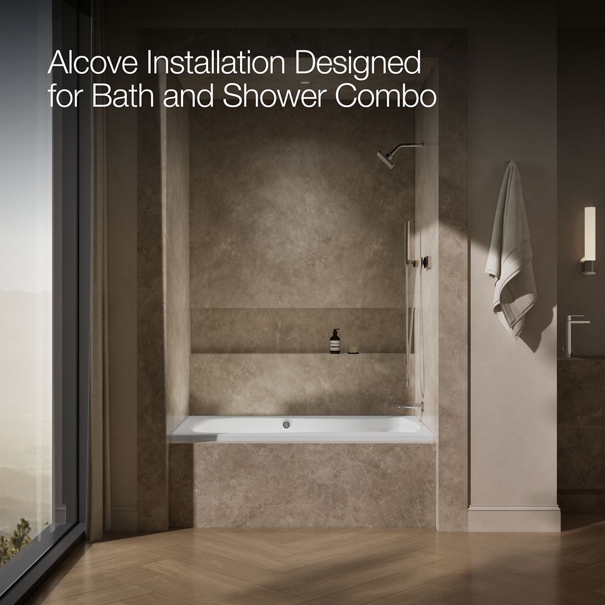 image focused on single product story, angled front view, not straight-on, 1-point perspective