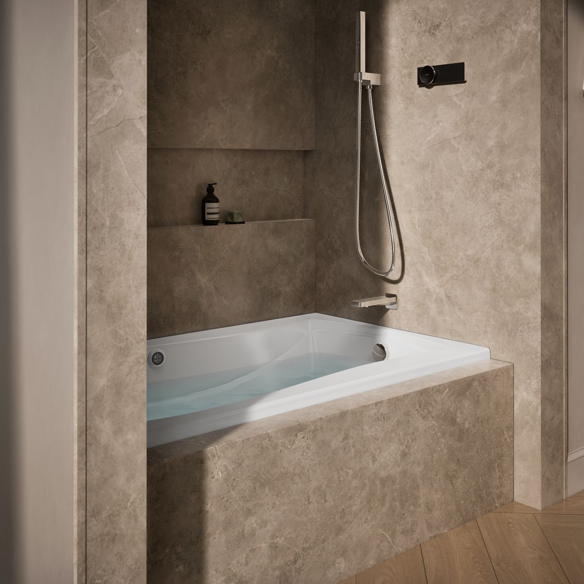 Products in use in close room view