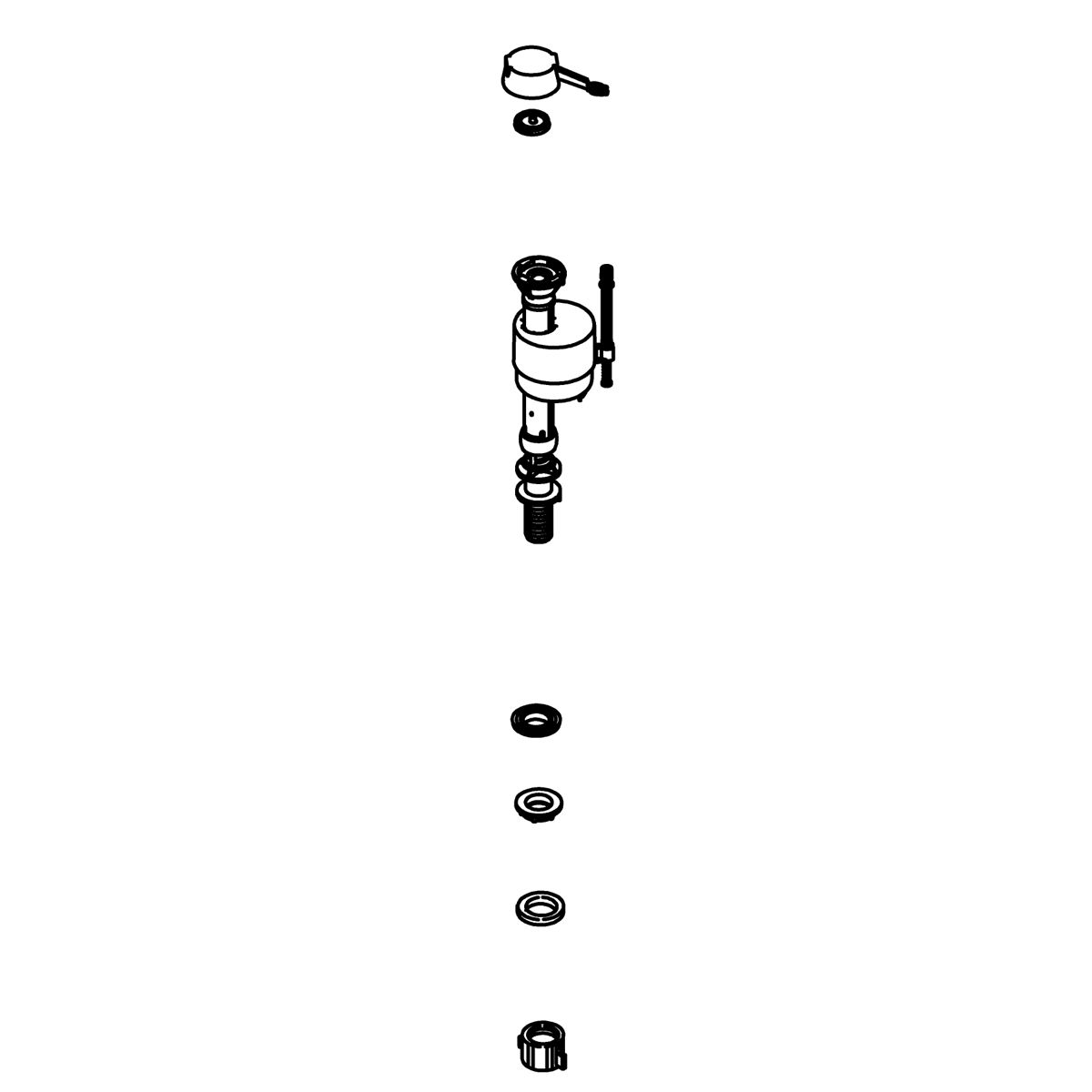 Kohler Genuine Parts FILL Valve Service KIT (SO)