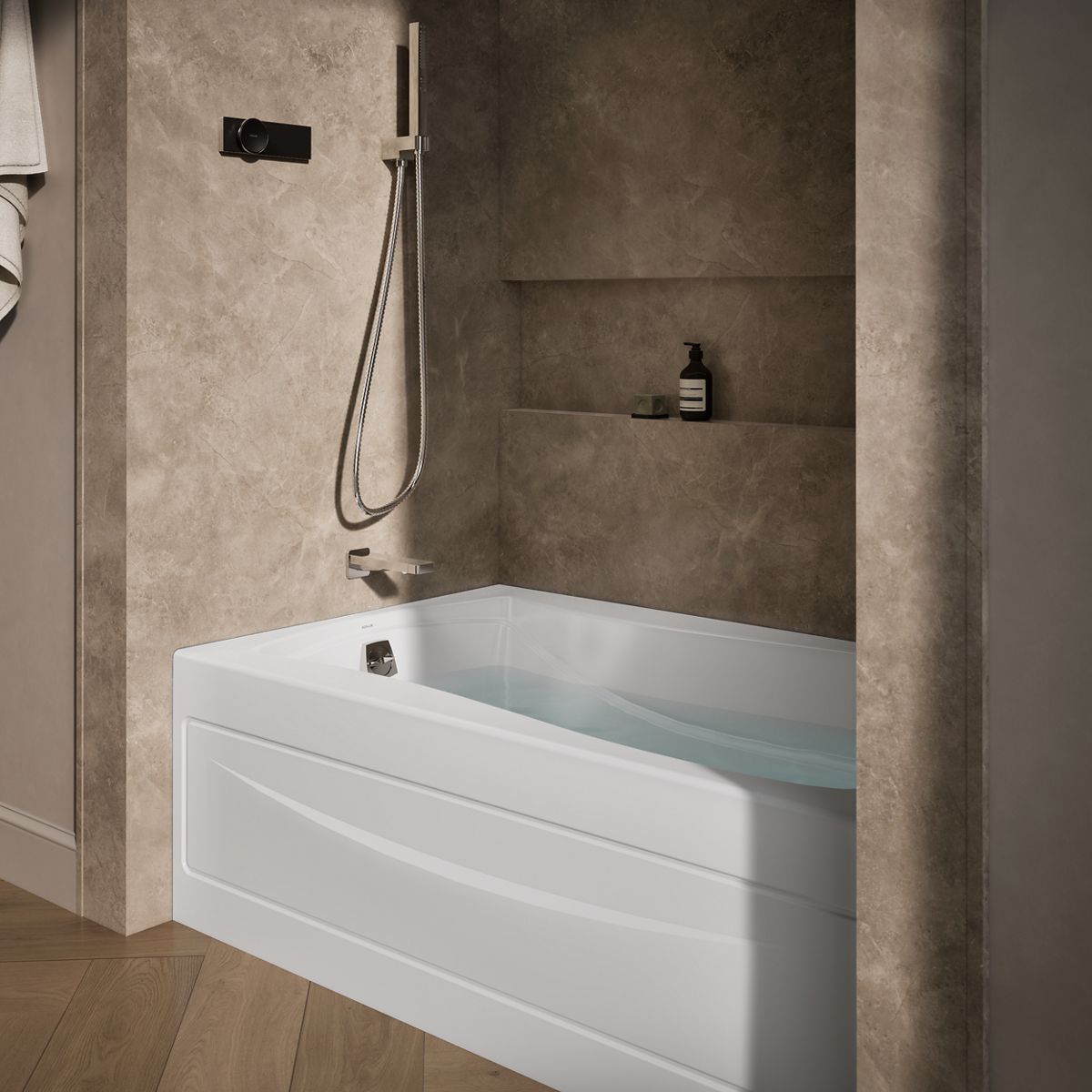Products in use in close room view