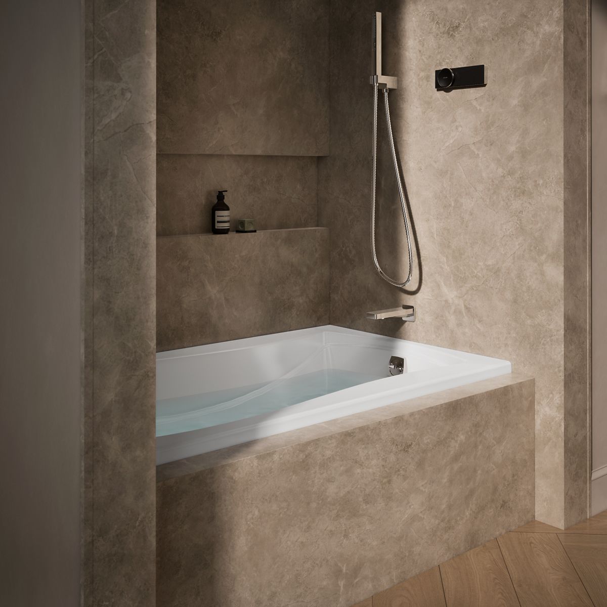 Products in use in close room view