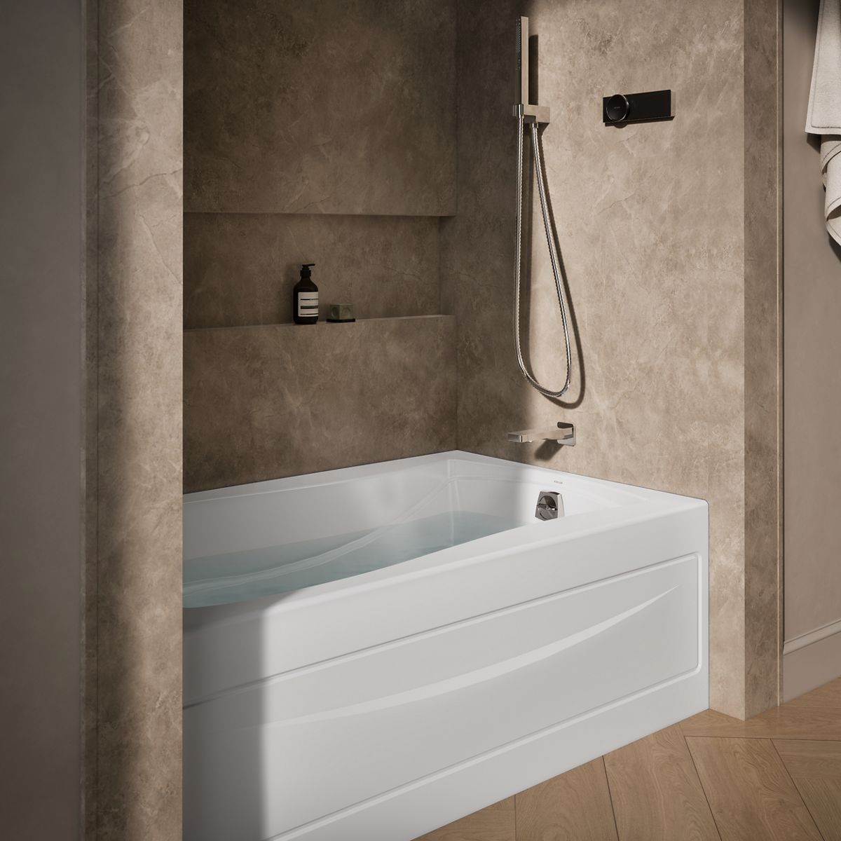 Products in use in close room view