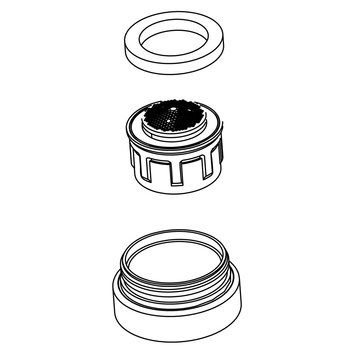Kohler Genuine Parts KIT, 0.5 GPM Aerator KIT - Polished Chrome