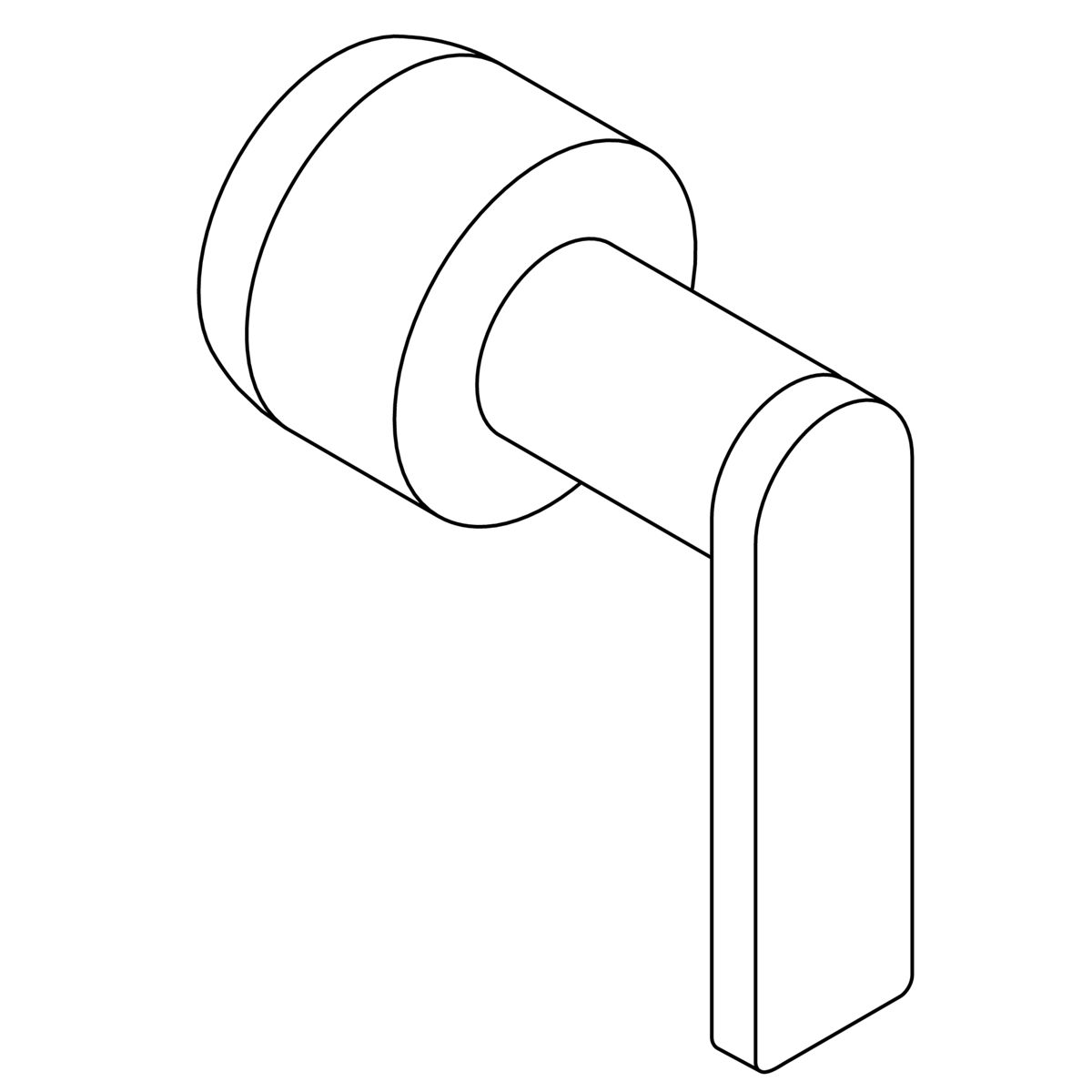 Kohler Genuine Parts Assembly, Handle, Lever - Vibrant Titanium