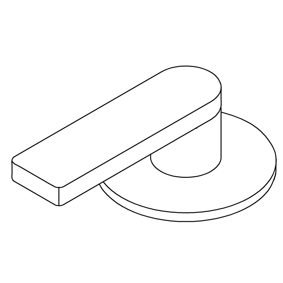 Kohler Genuine Parts Lever Handle Assembly - Matte Black
