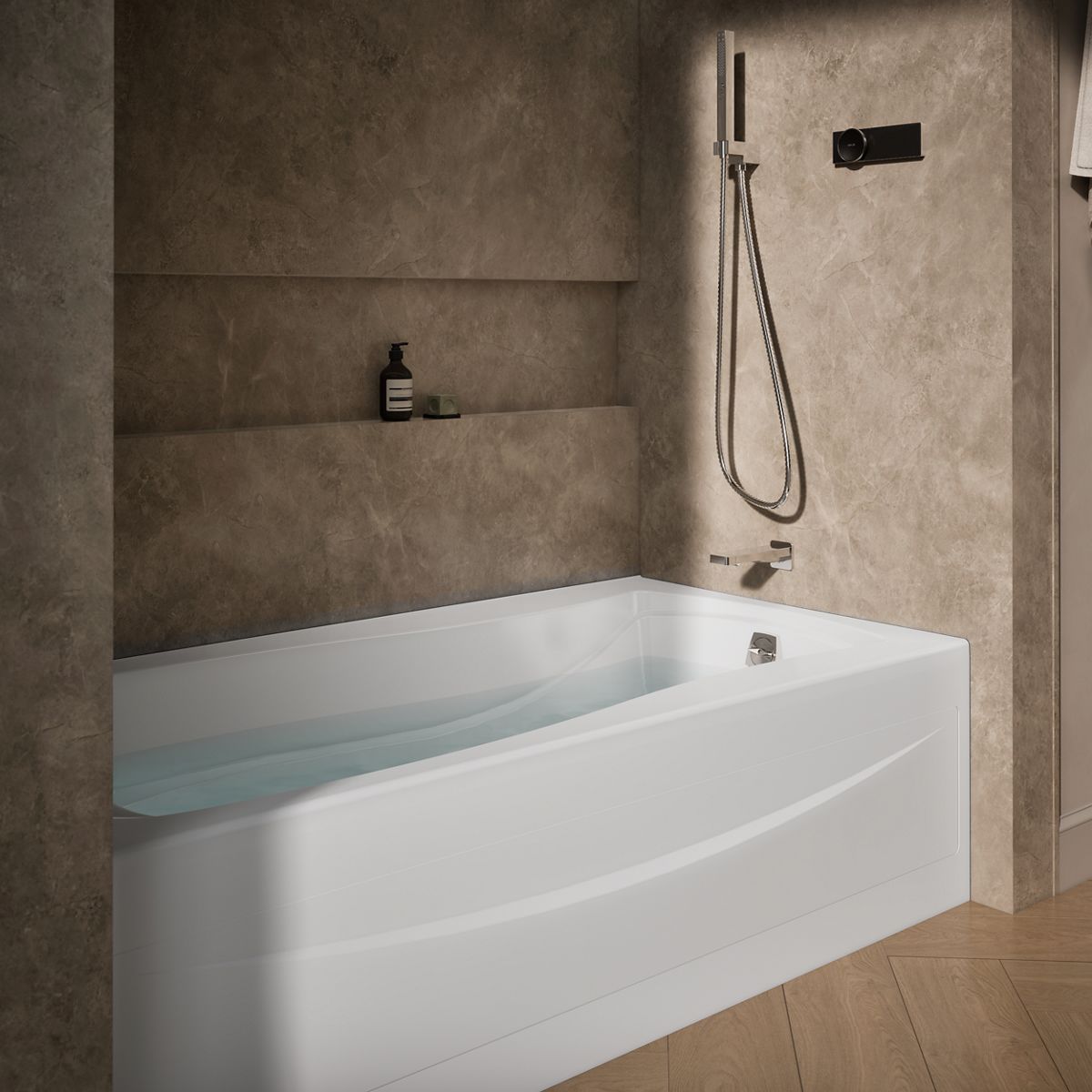 Products in use in close room view