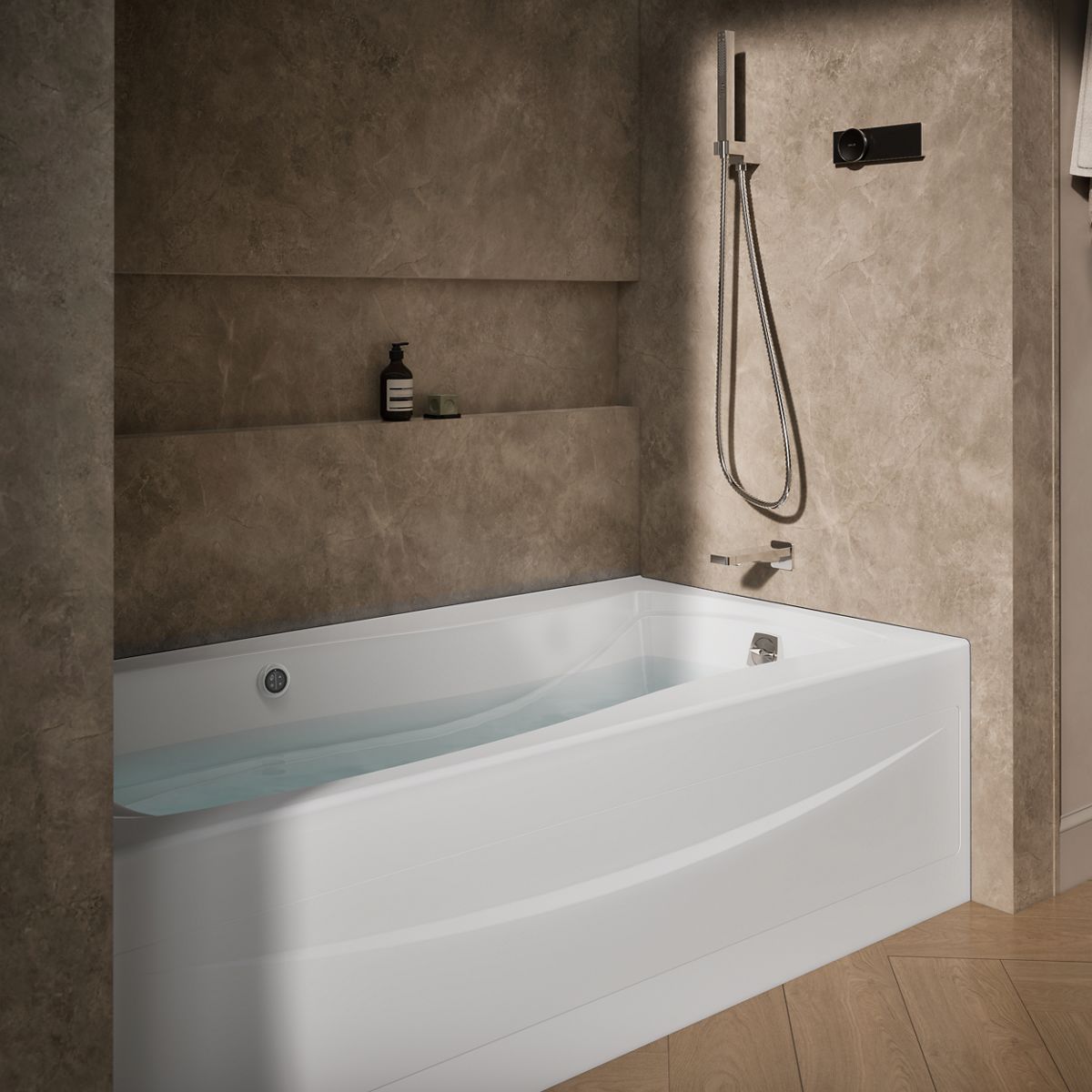 Products in use in close room view