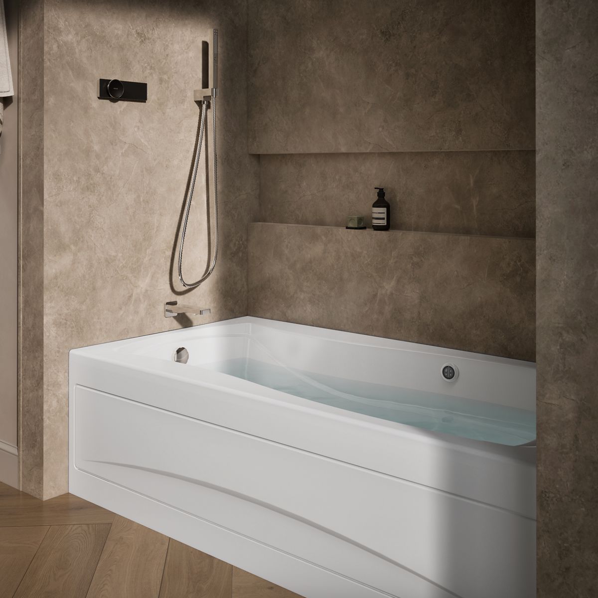 Products in use in close room view