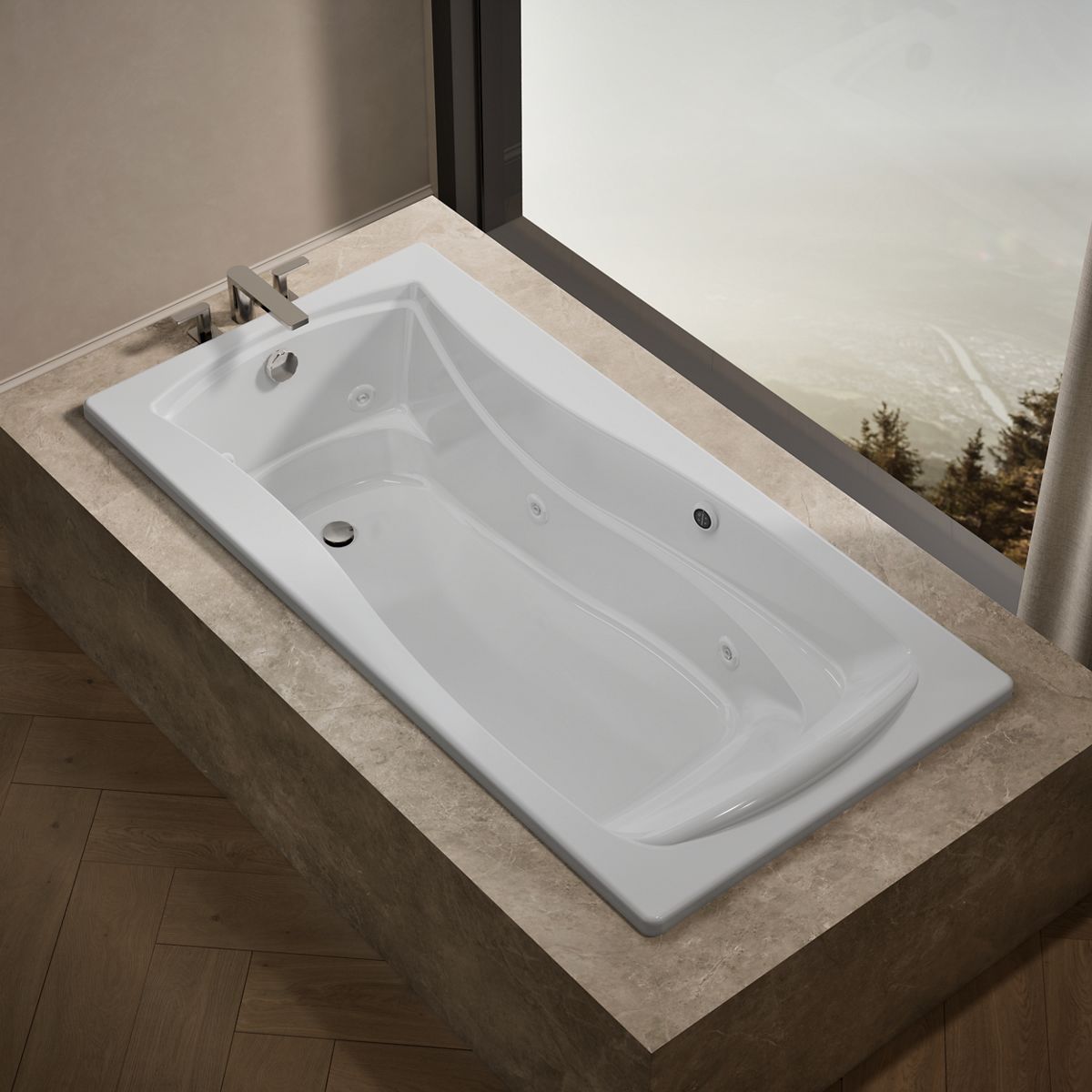 Products in use in close room view