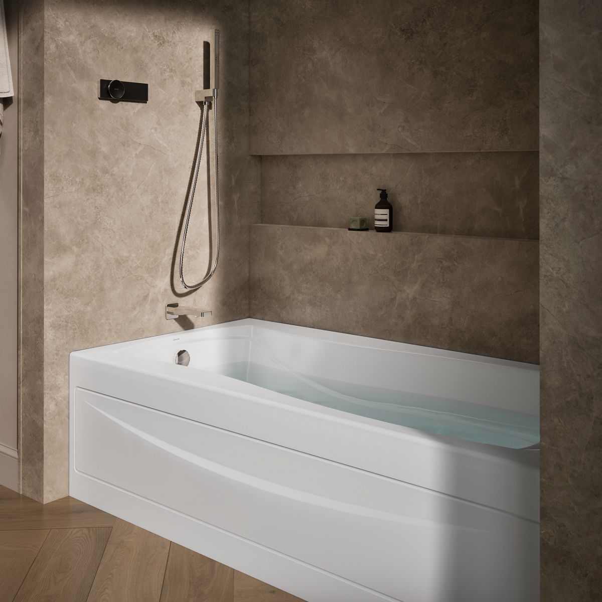 Products in use in close room view