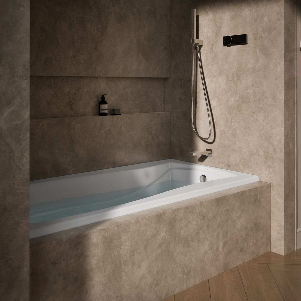 Products in use in close room view