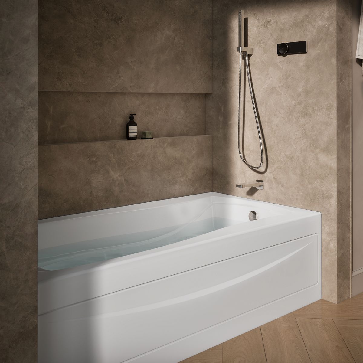 Products in use in close room view