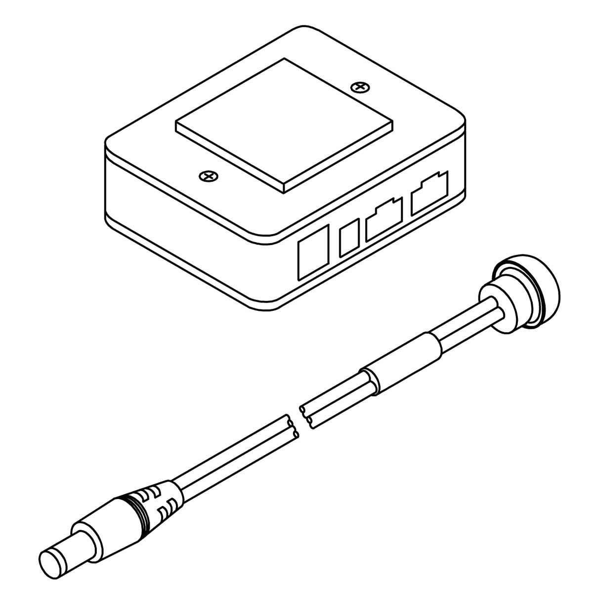 Kohler Genuine Parts SVC Combine-dtv Adapter AND Thermistor K - Vibrant Brushed Moderne Brass