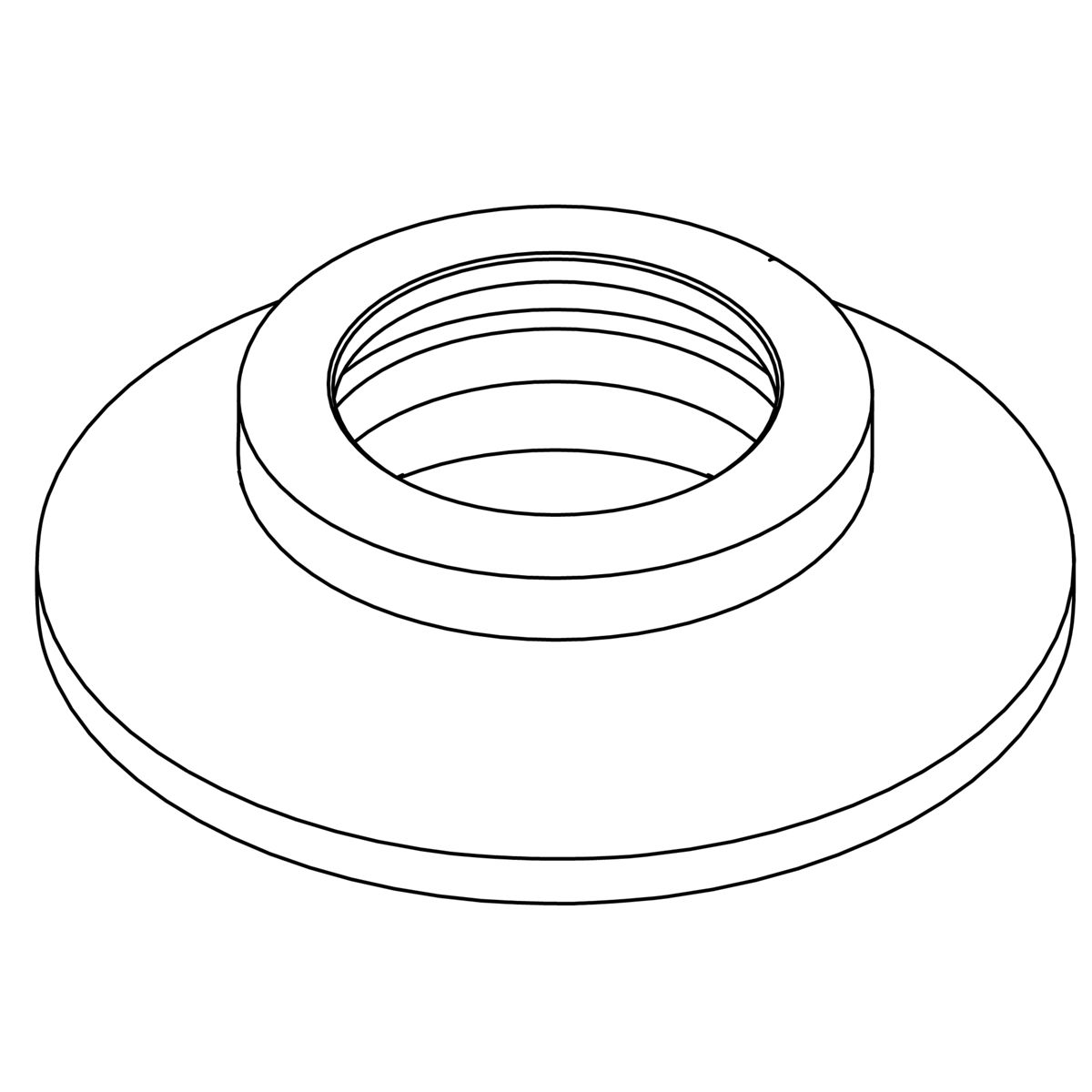 Kohler Genuine Parts Escutcheon,spout - Polished Chrome