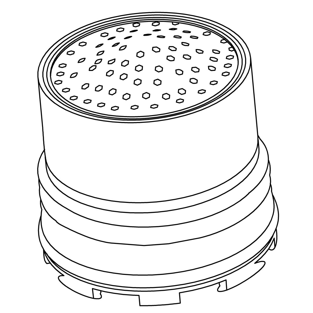 Kohler Genuine Parts Aerator, Laminar, Cache, Small, 1.2 GPM