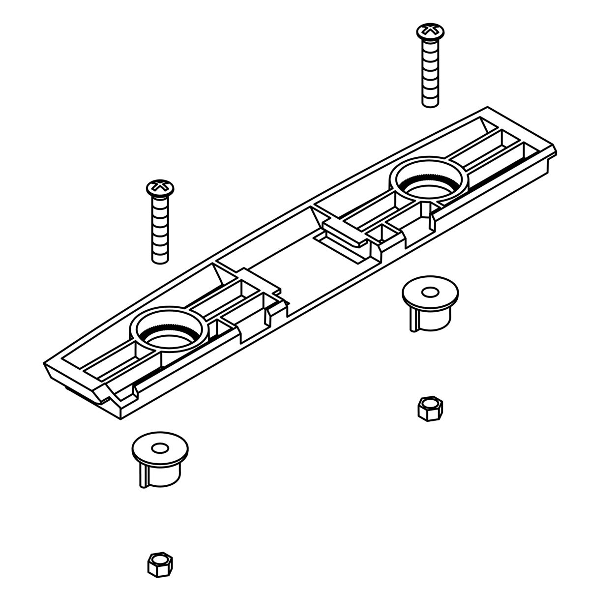 Kohler Genuine Parts Mounting Bracket AND Hardware