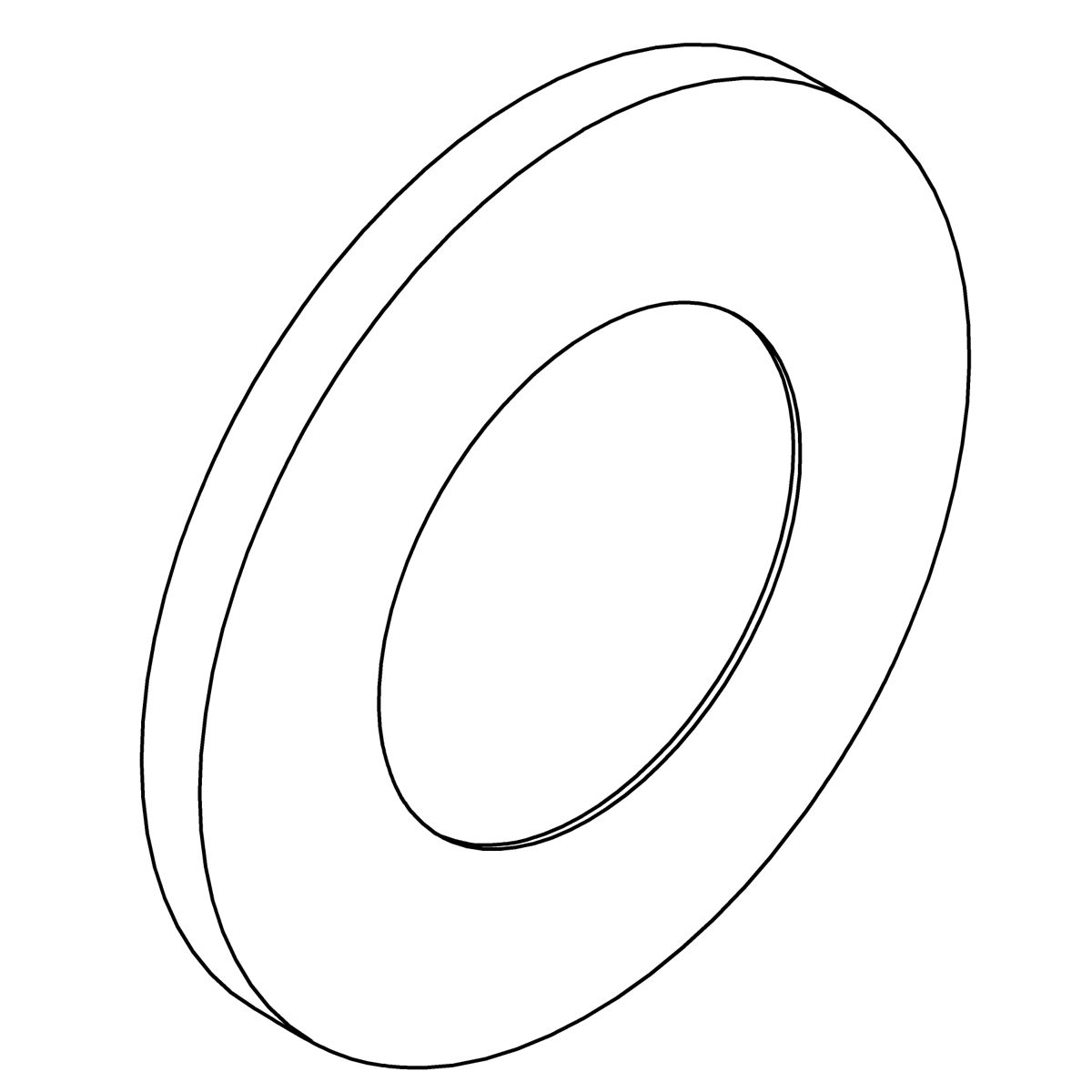 Kohler Genuine Parts Escutcheon - Vibrant Brushed Nickel