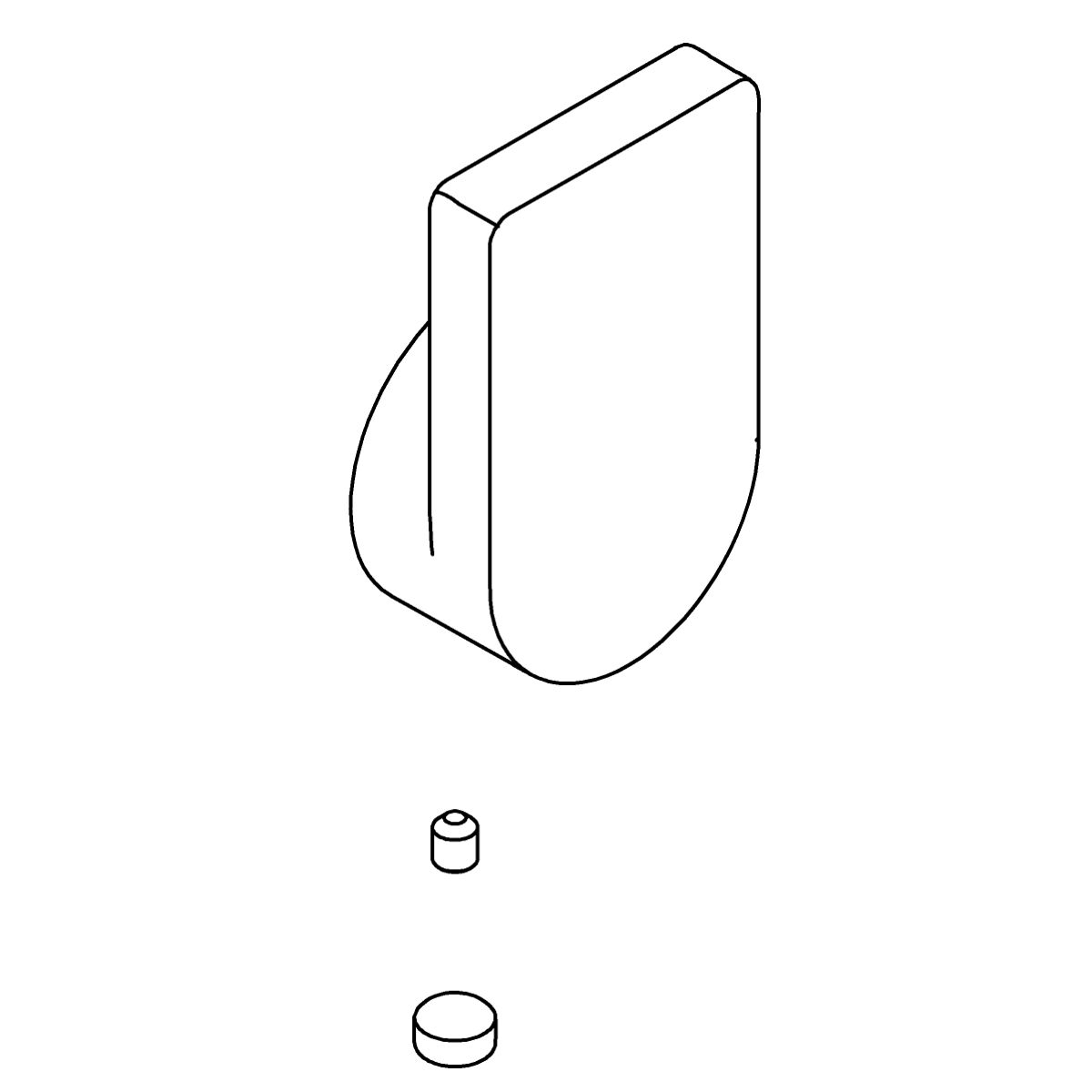 Kohler Genuine Parts Handle KIT - Polished Chrome