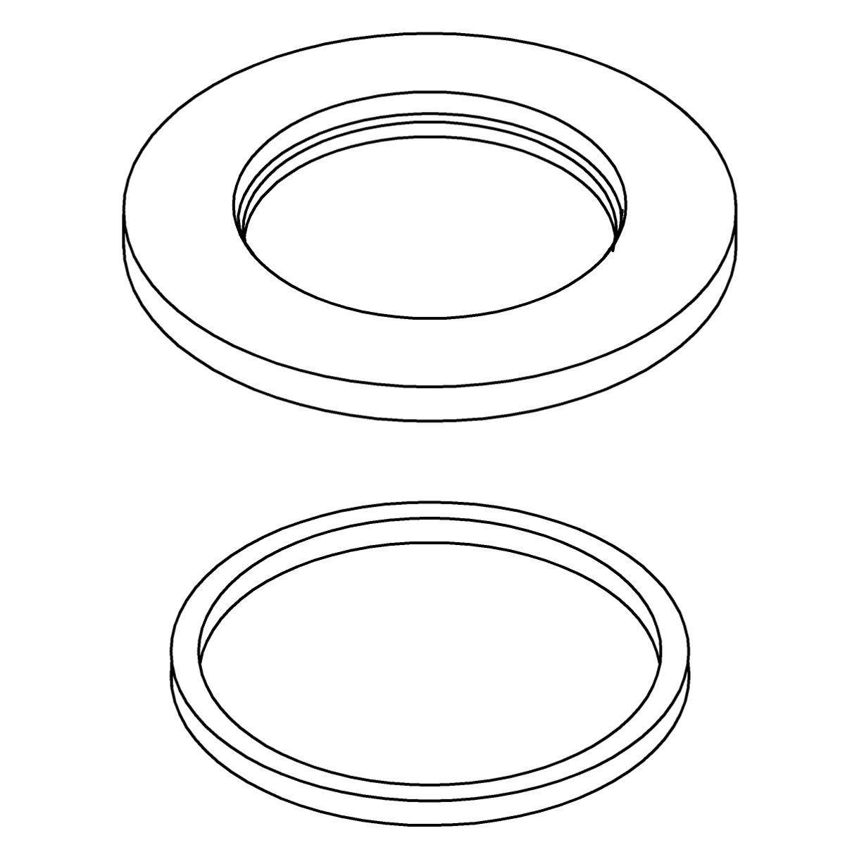 Kohler Genuine Parts Washer KIT - Vibrant Brushed Moderne Brass