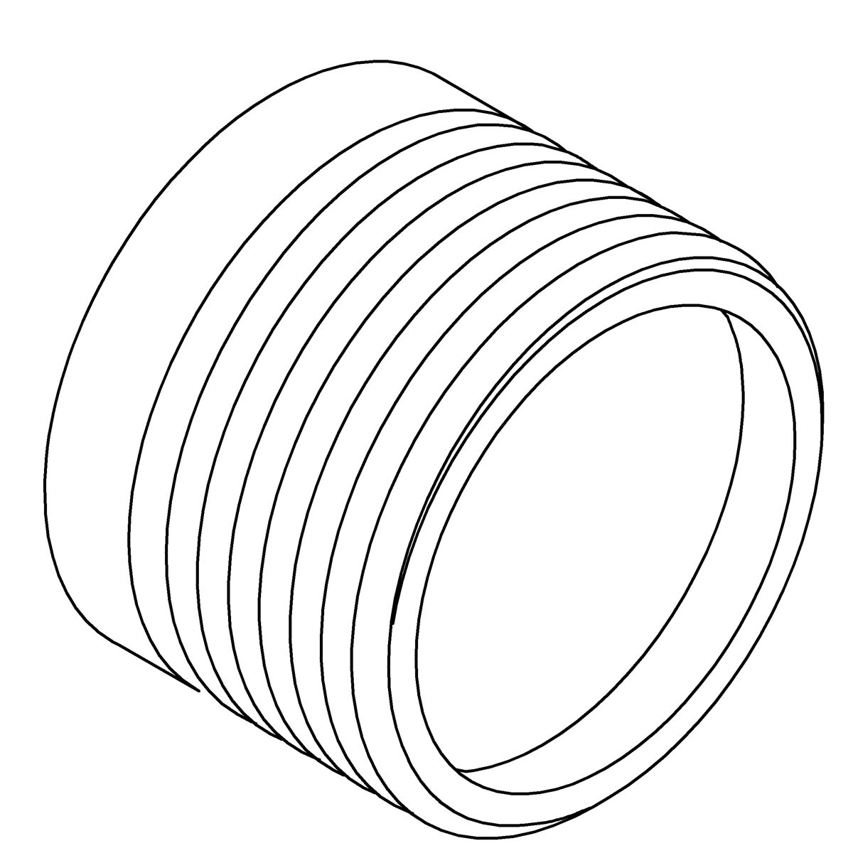 Kohler Genuine Parts Adapter, 3/4 NPT X 1-1/8