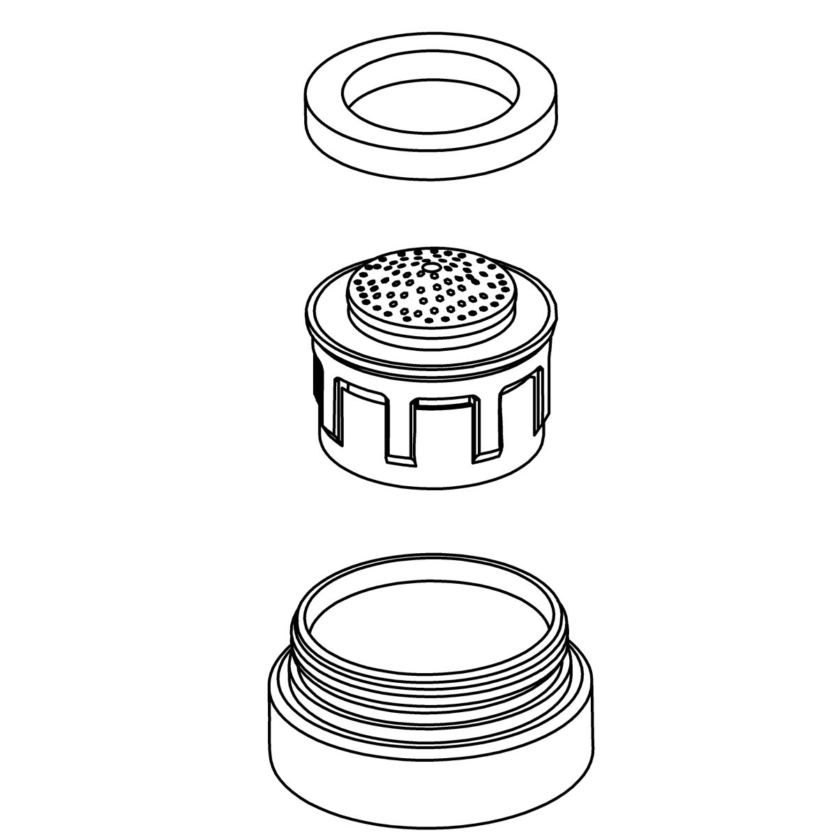 Kohler Genuine Parts KIT, 1.75 GPM Aerator KIT - Polished Chrome