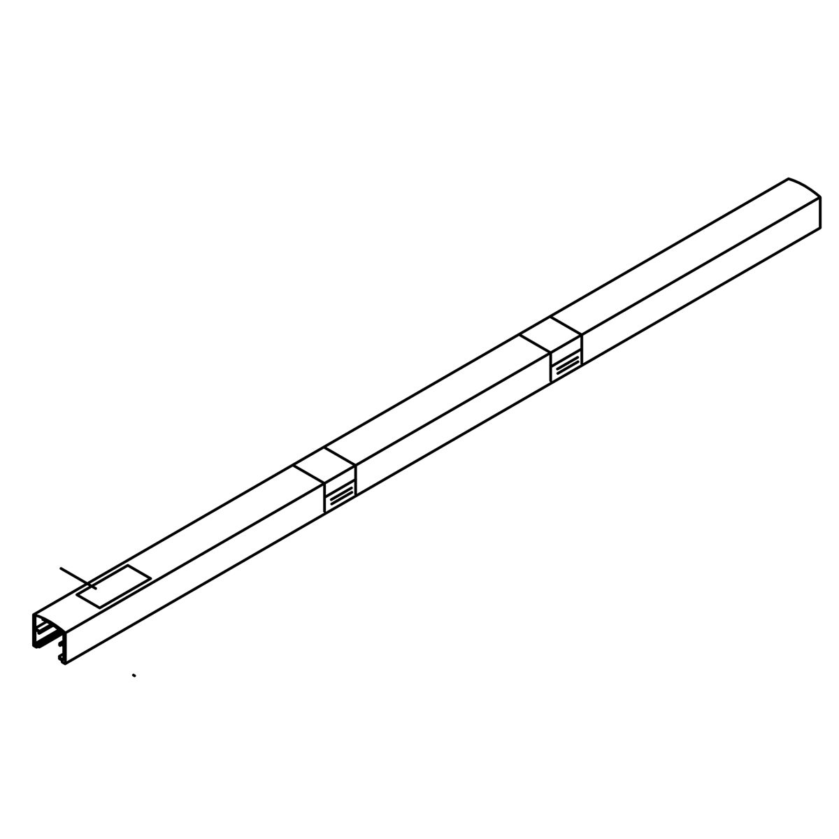 Kohler Genuine Parts Assembly, TOP Track - Anodized Dark Bronze
