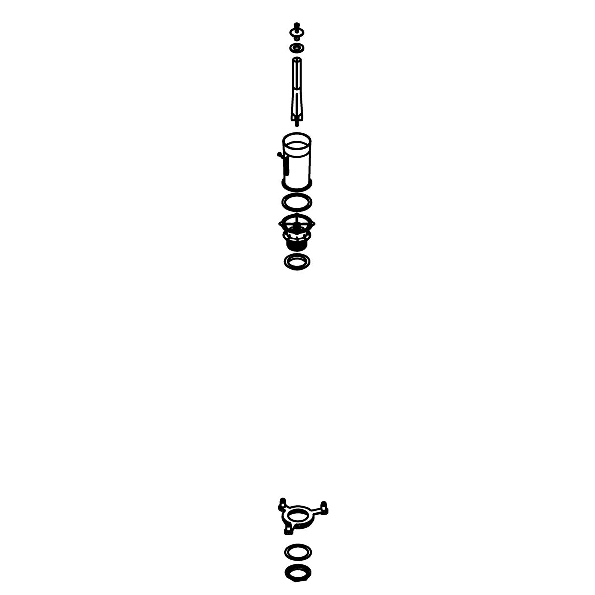 Kohler Genuine Parts Flush Valve KIT, 1.0