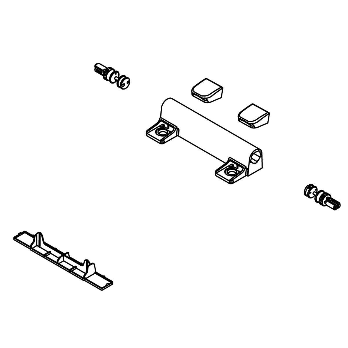 Kohler Genuine Parts Hinge, Assembly - White
