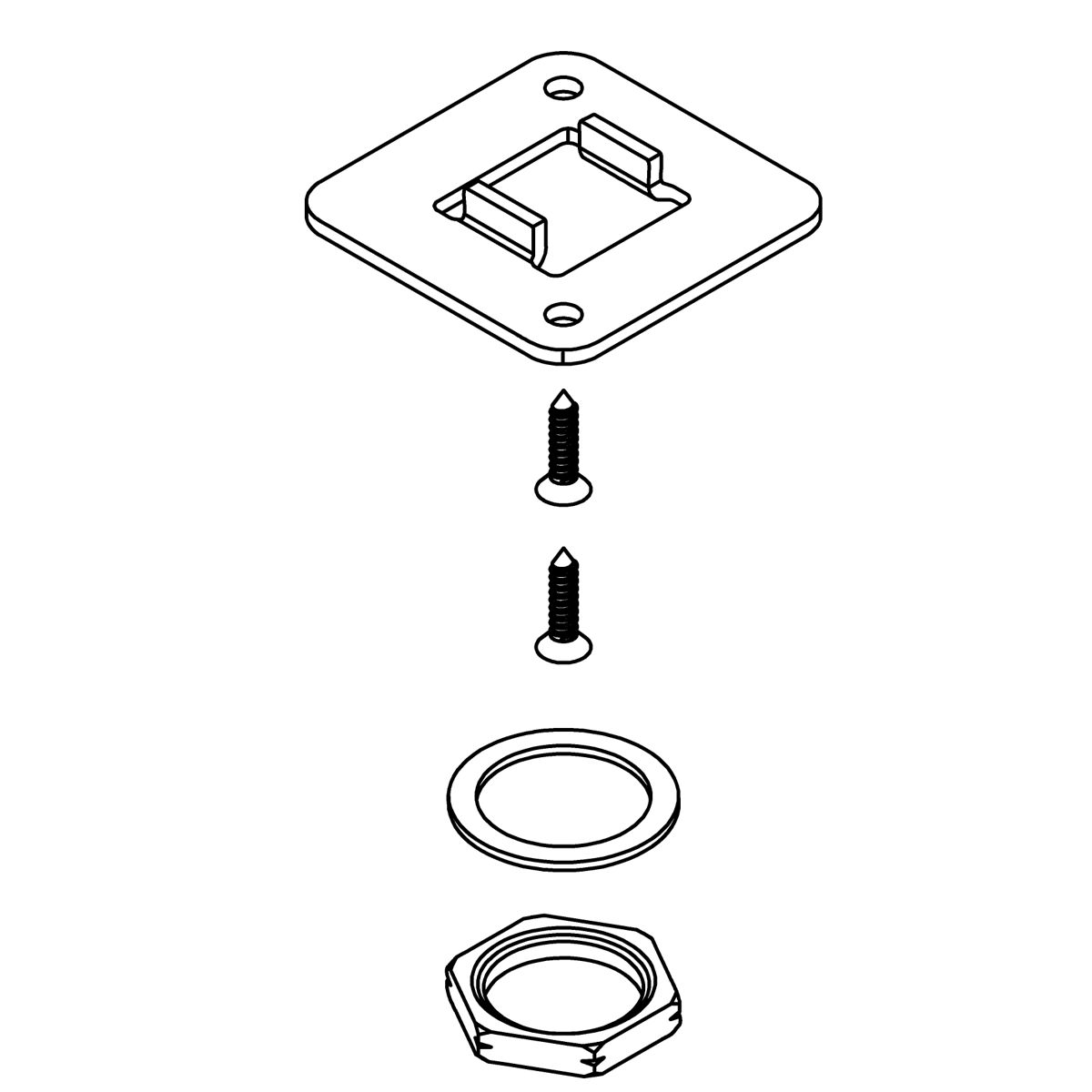 Kohler Genuine Parts Spout Mounting Hardware KIT
