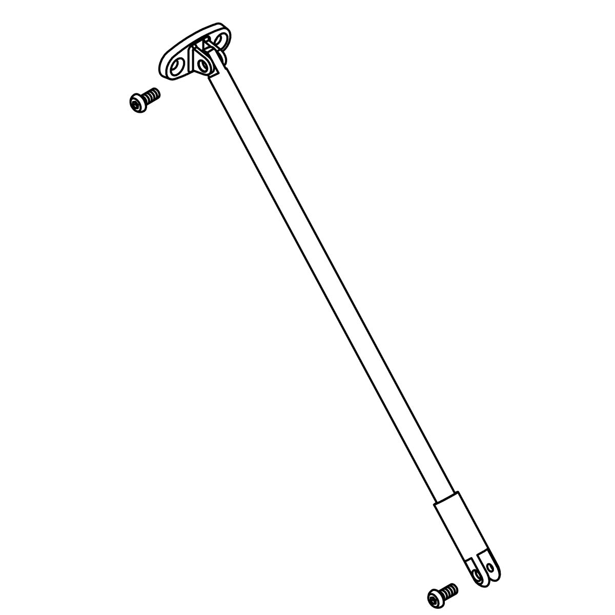 Kohler Genuine Parts WALL Brace Assembly KIT - Polished Chrome