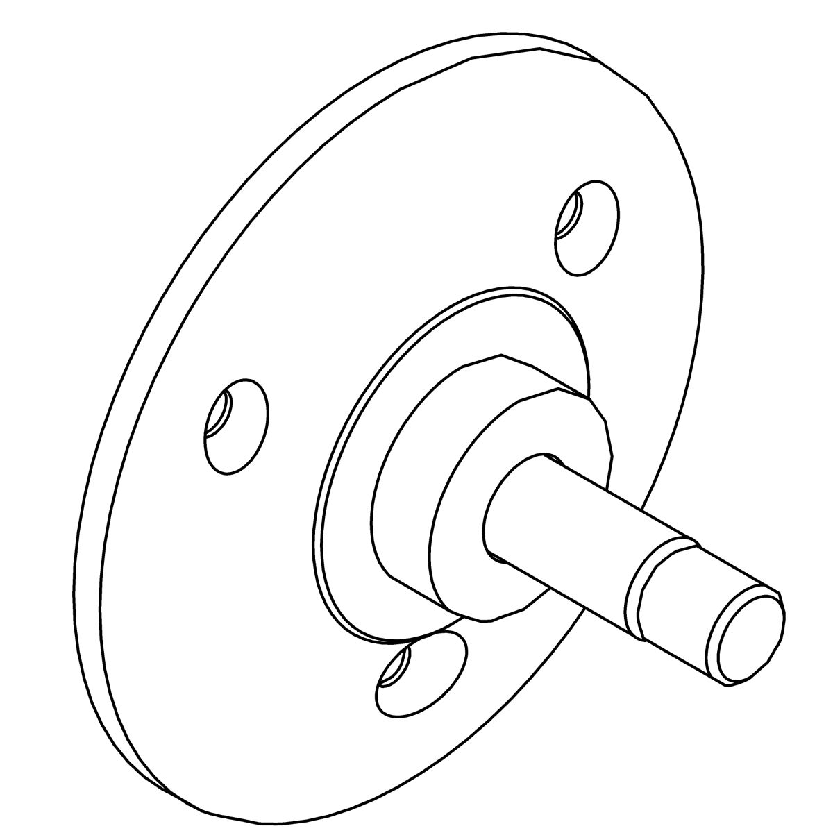 3/4 view of product