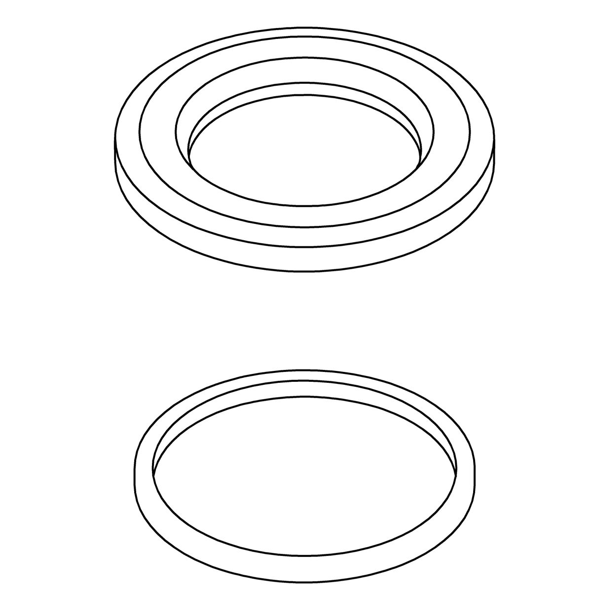 Kohler Genuine Parts Escutcheon KIT - Matte Black
