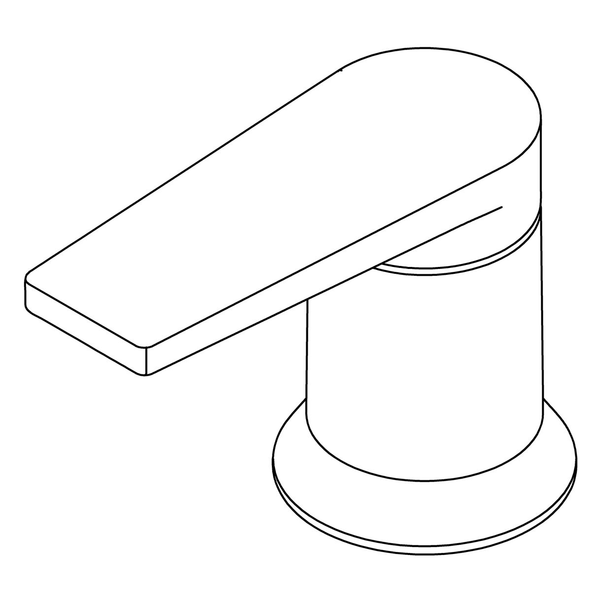 Kohler Genuine Parts Assembly, Handle - Polished Chrome