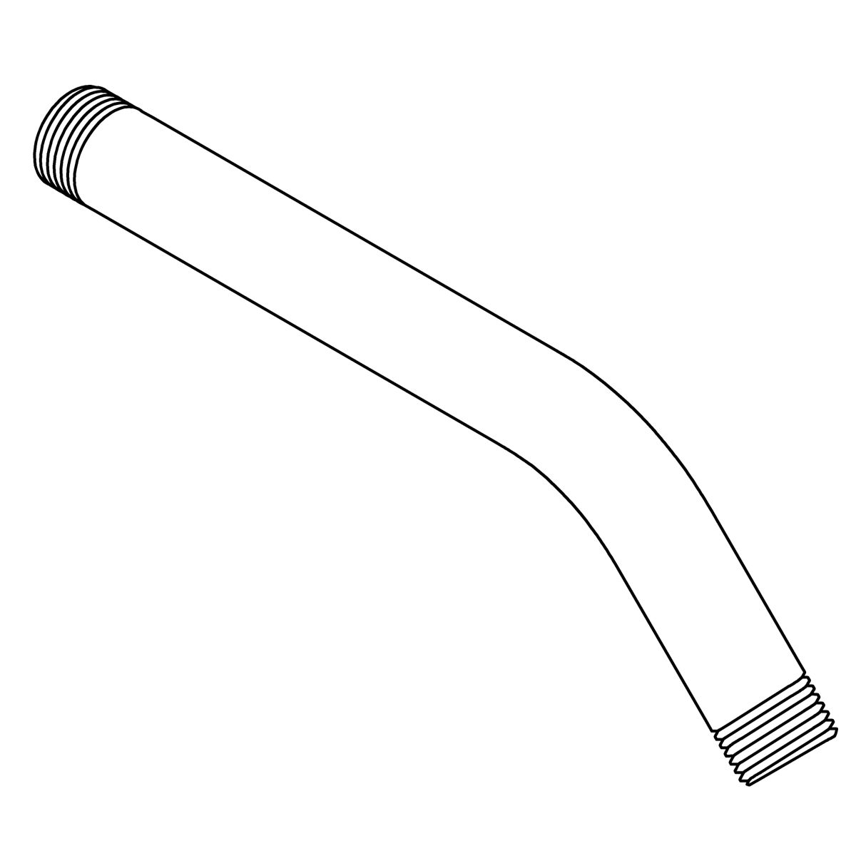 Kohler Genuine Parts Shower ARM - Matte Black