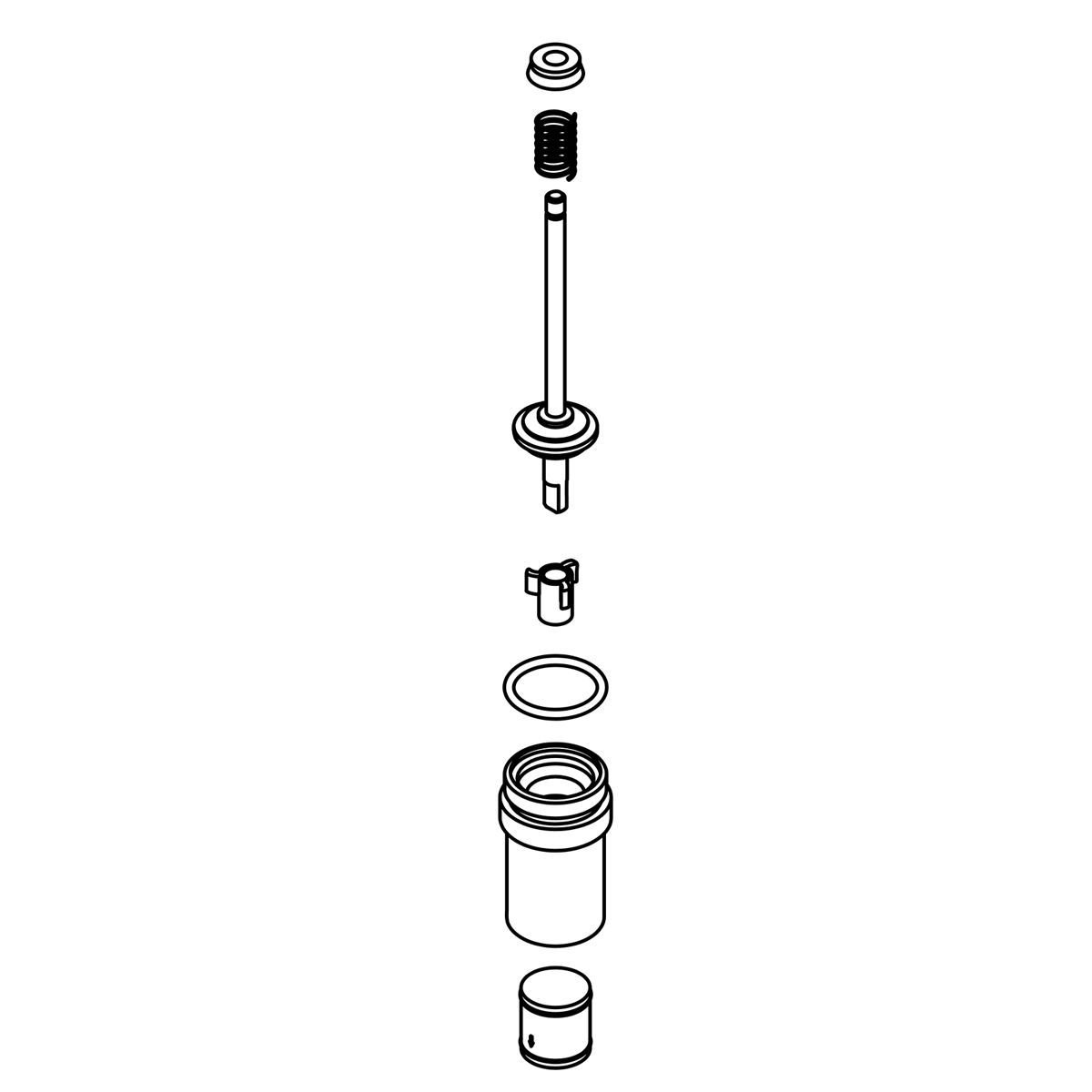 Kohler Genuine Parts Diverter Assembly KIT - Polished Chrome