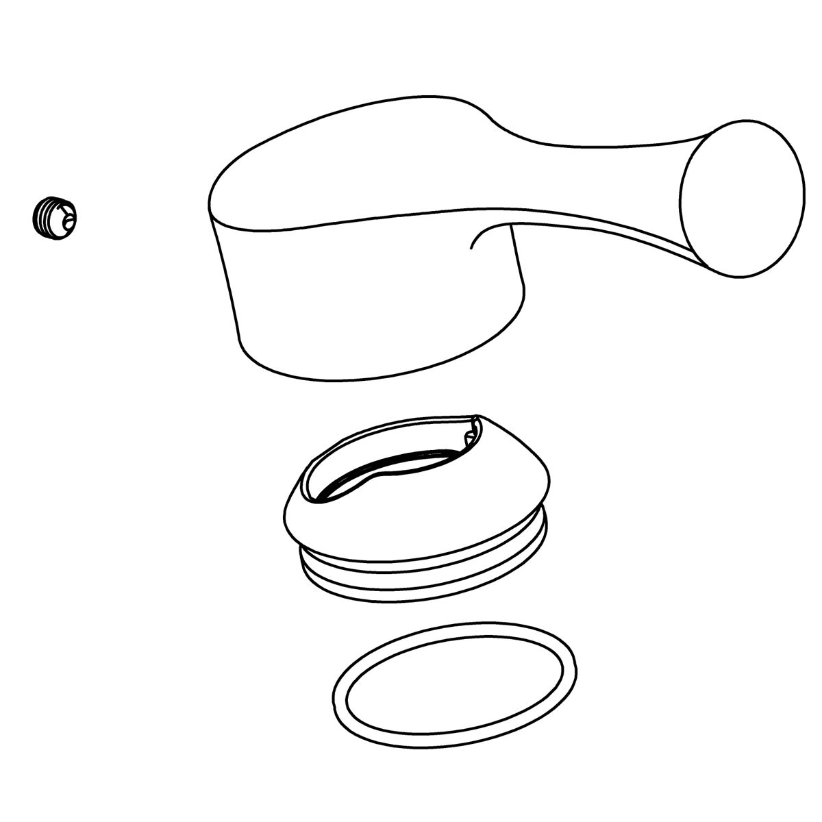 Kohler Genuine Parts Handle, Lever, KIT - Vibrant Brushed Nickel