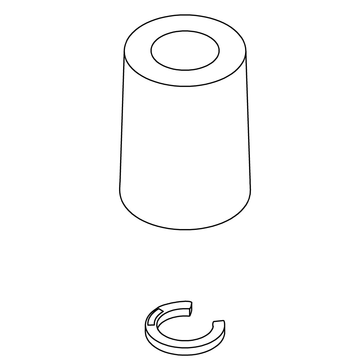 Kohler Genuine Parts Spray NUT KIT - Vibrant Stainless Steel