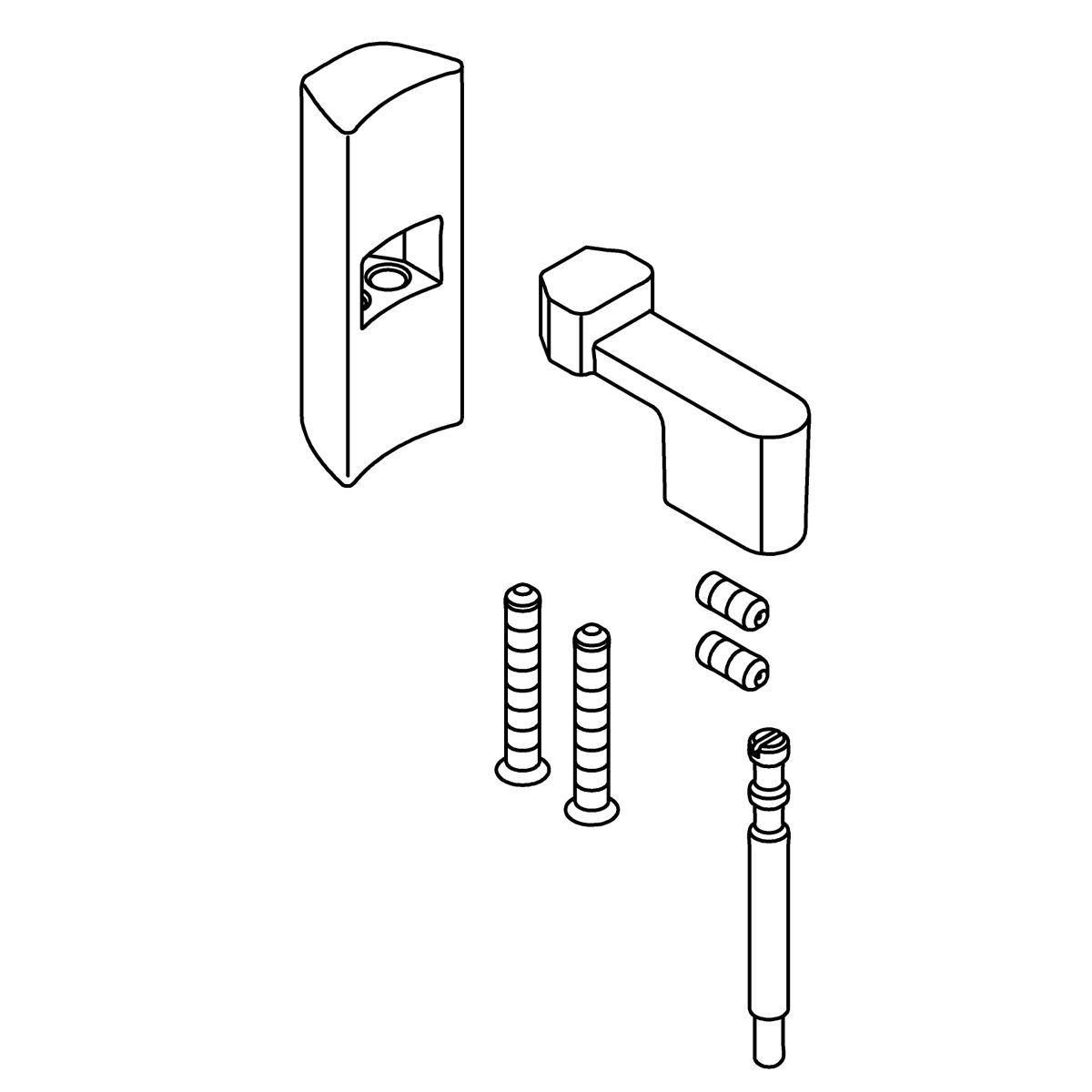 Kohler Genuine Parts Diverter KIT - Matte Black