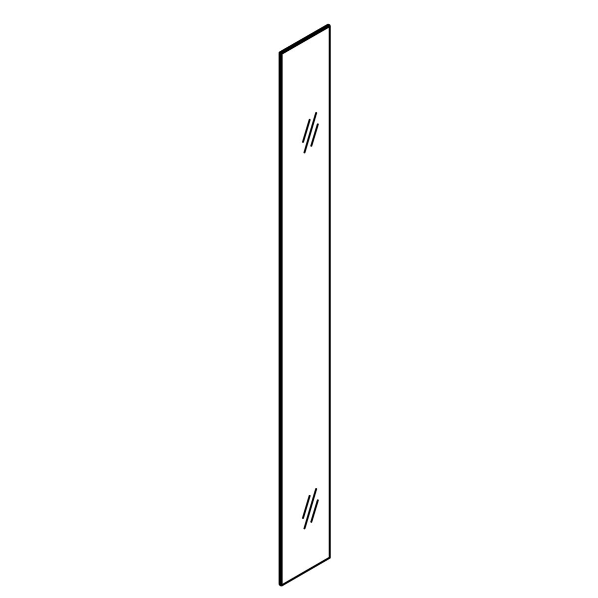 Kohler Genuine Parts Gls:frosted:0h:1/4 X 7.656 X 72.844