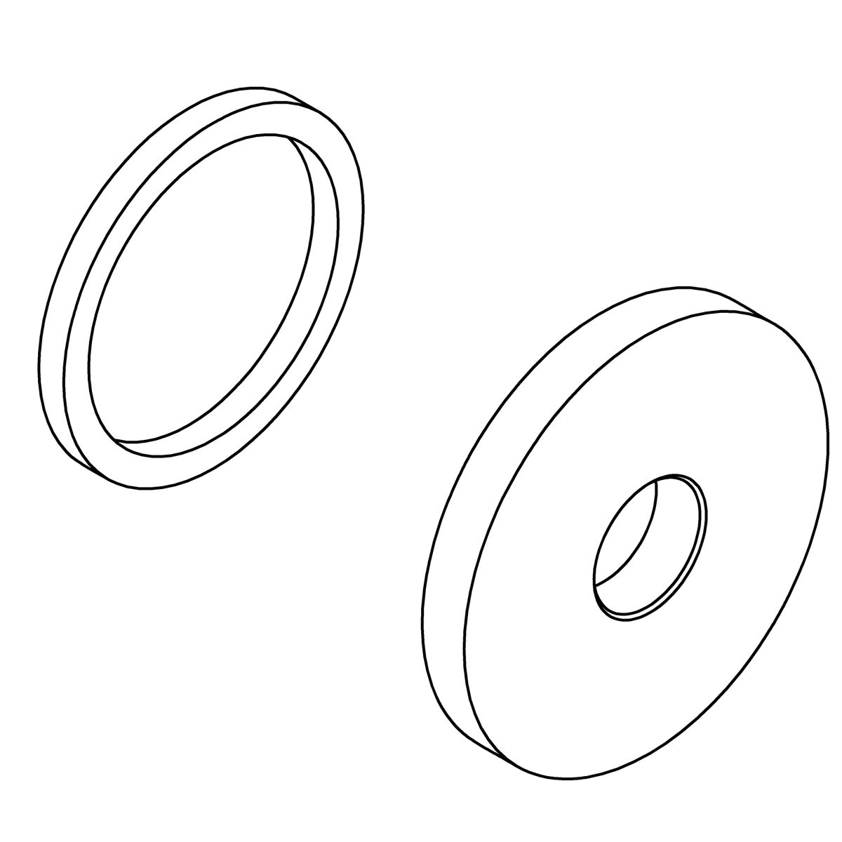 Kohler Genuine Parts Escutcheon KIT - Vibrant Brushed Moderne Brass