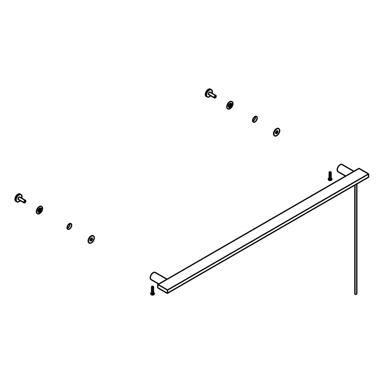 3/4 view of product