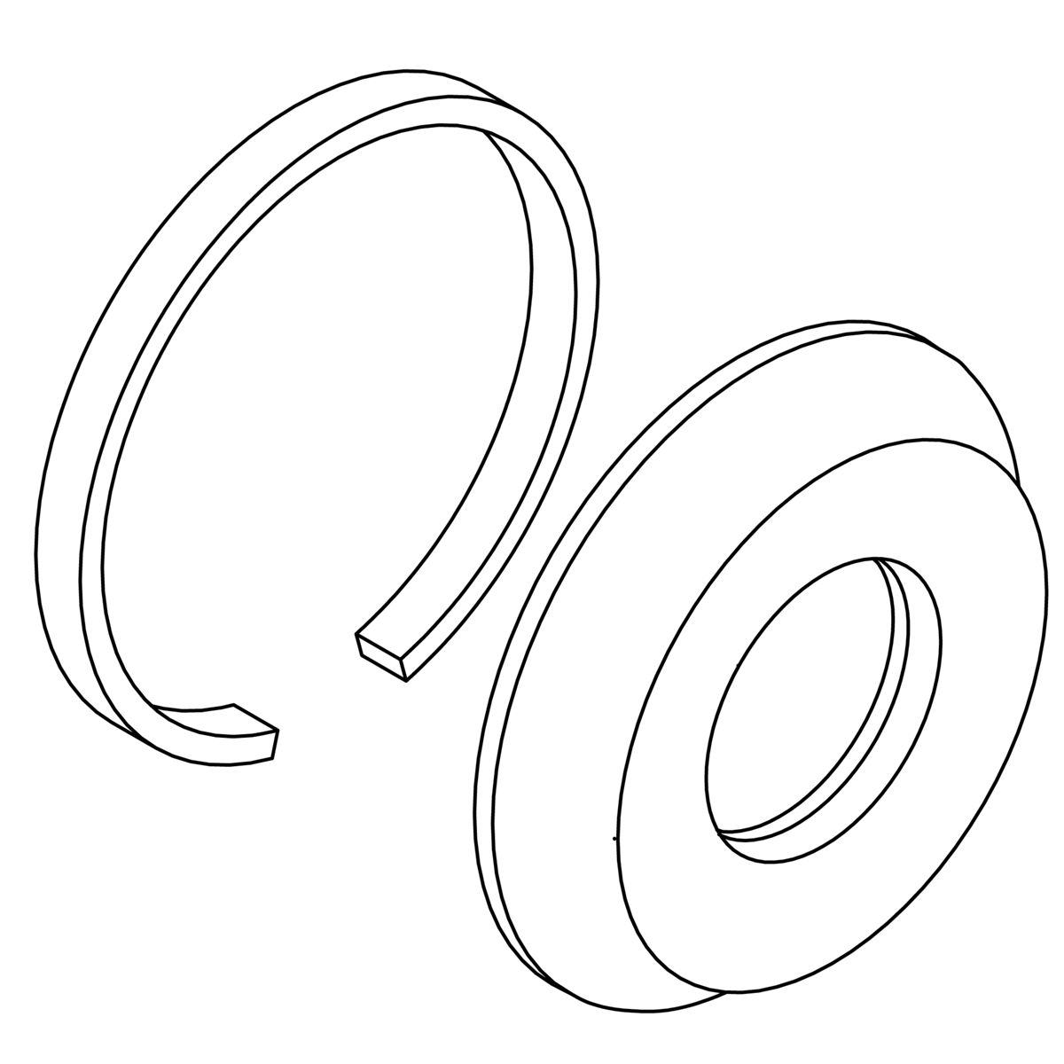 Kohler Genuine Parts Escutcheon KIT - Vibrant Brushed Nickel