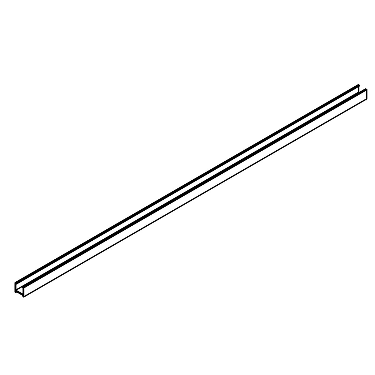 Kohler Genuine Parts 1330803 Threshold 26.602 - Matte Black