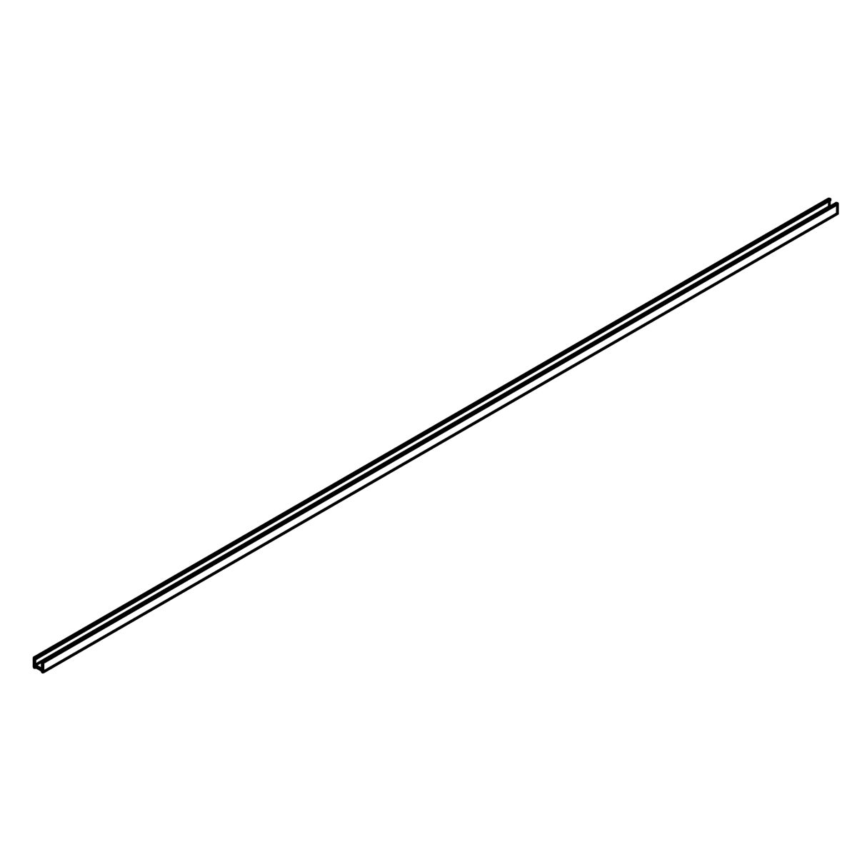Kohler Genuine Parts 1330803 Threshold 38.596 - Matte Black